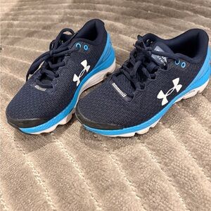 Under Armour Kids' Navy and Light Blue Sneakers
